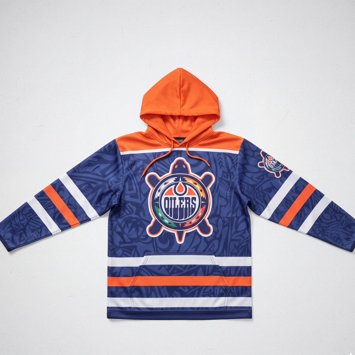 Heritage Orange & Blue Hoodie