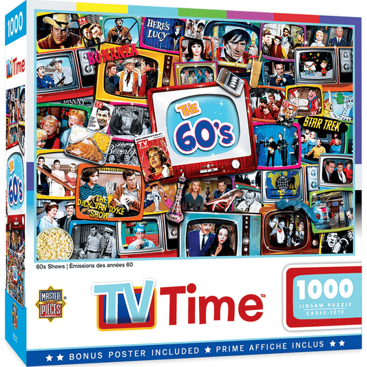 Puzzle 1000 pièces : Séries télé des années 60