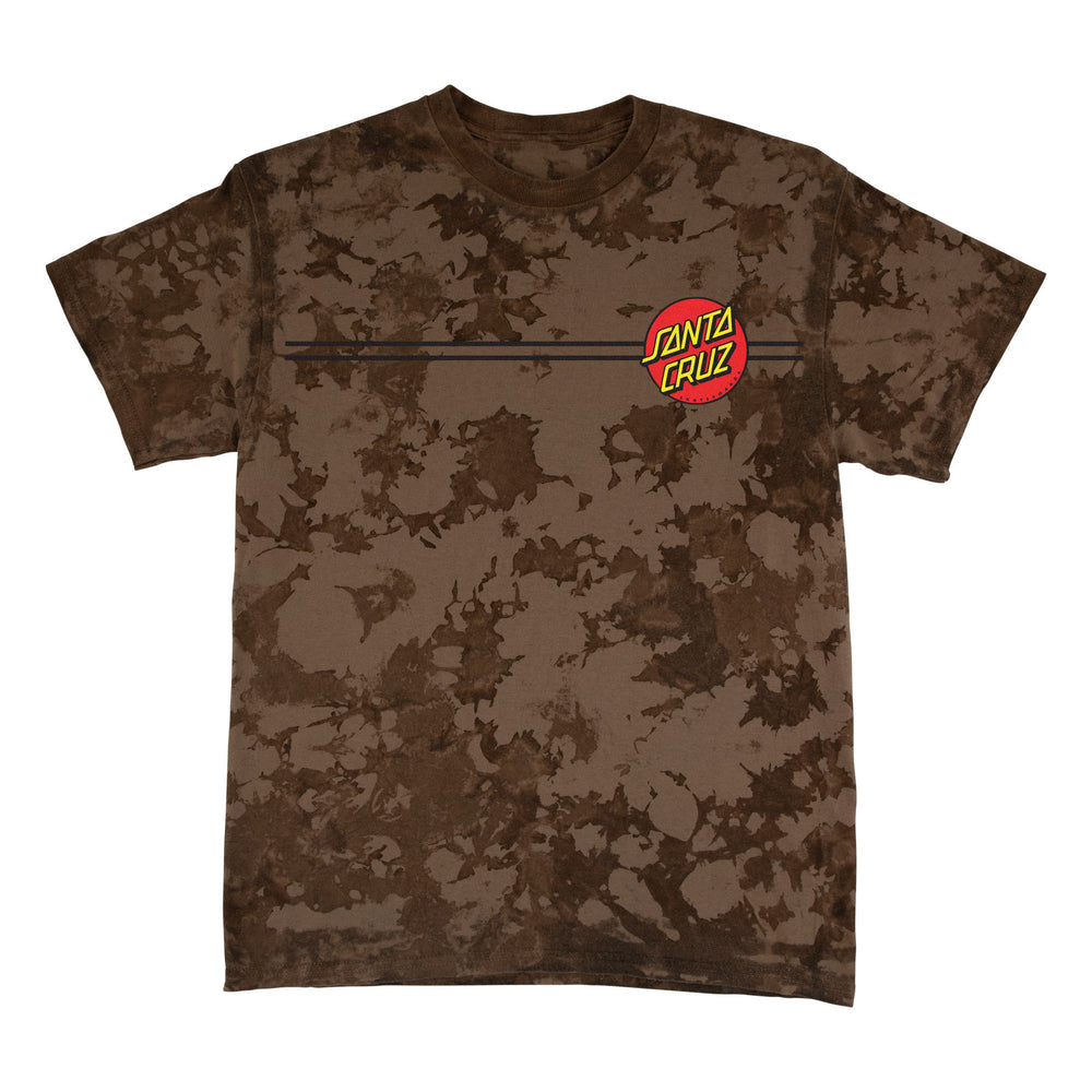 Santa Cruz 'Classic Dot' Tee - Ice Brown