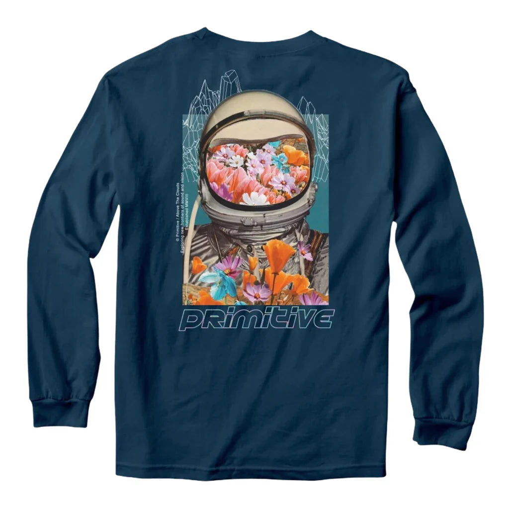 Primitive 'Contact' L/S Tee - Harbor Blue