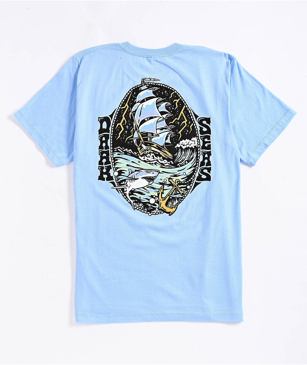 Dark Seas ‘Odyssey' Tee - Light Blue