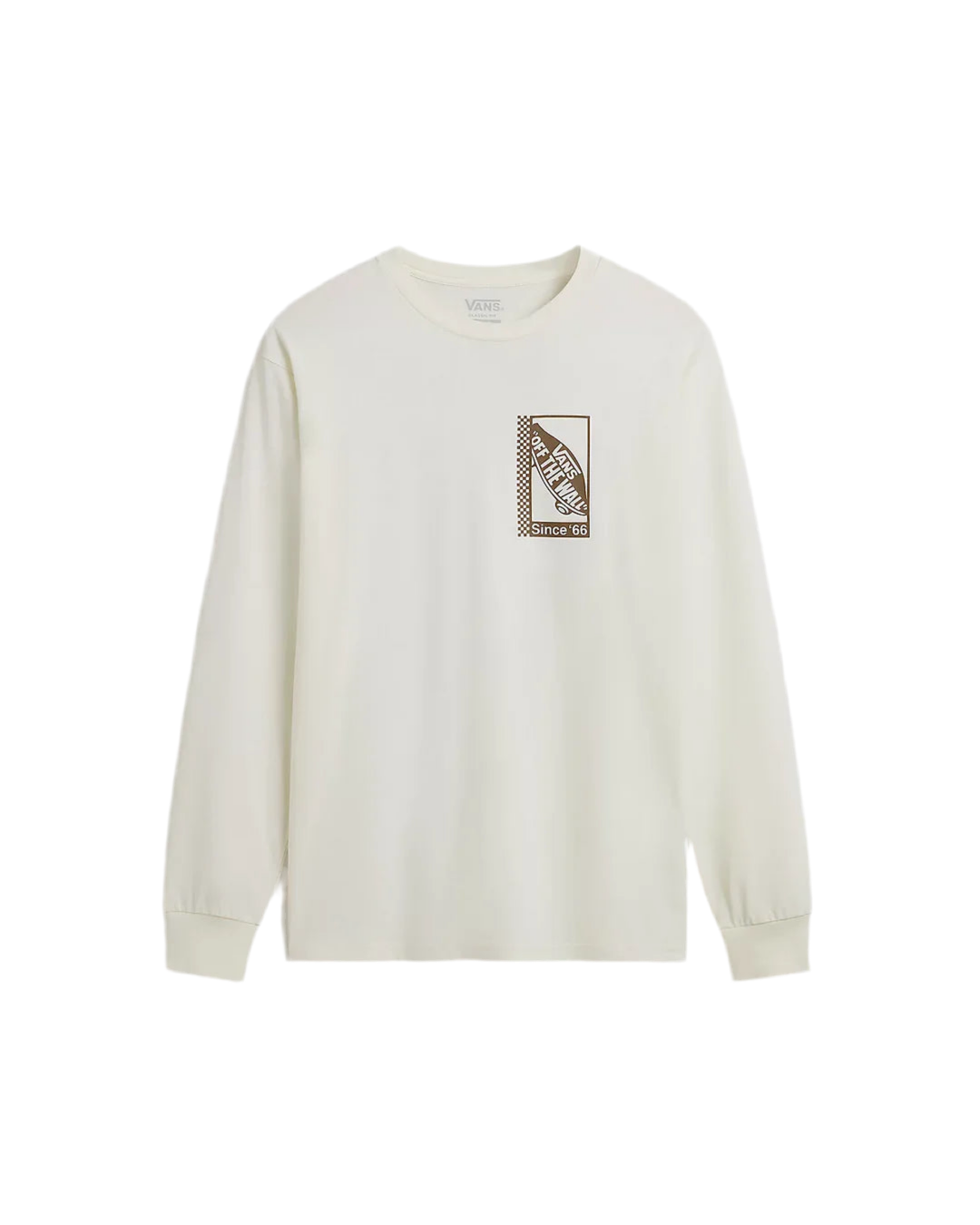 Vans 'Tech Box' L/S Tee - Marshmallow