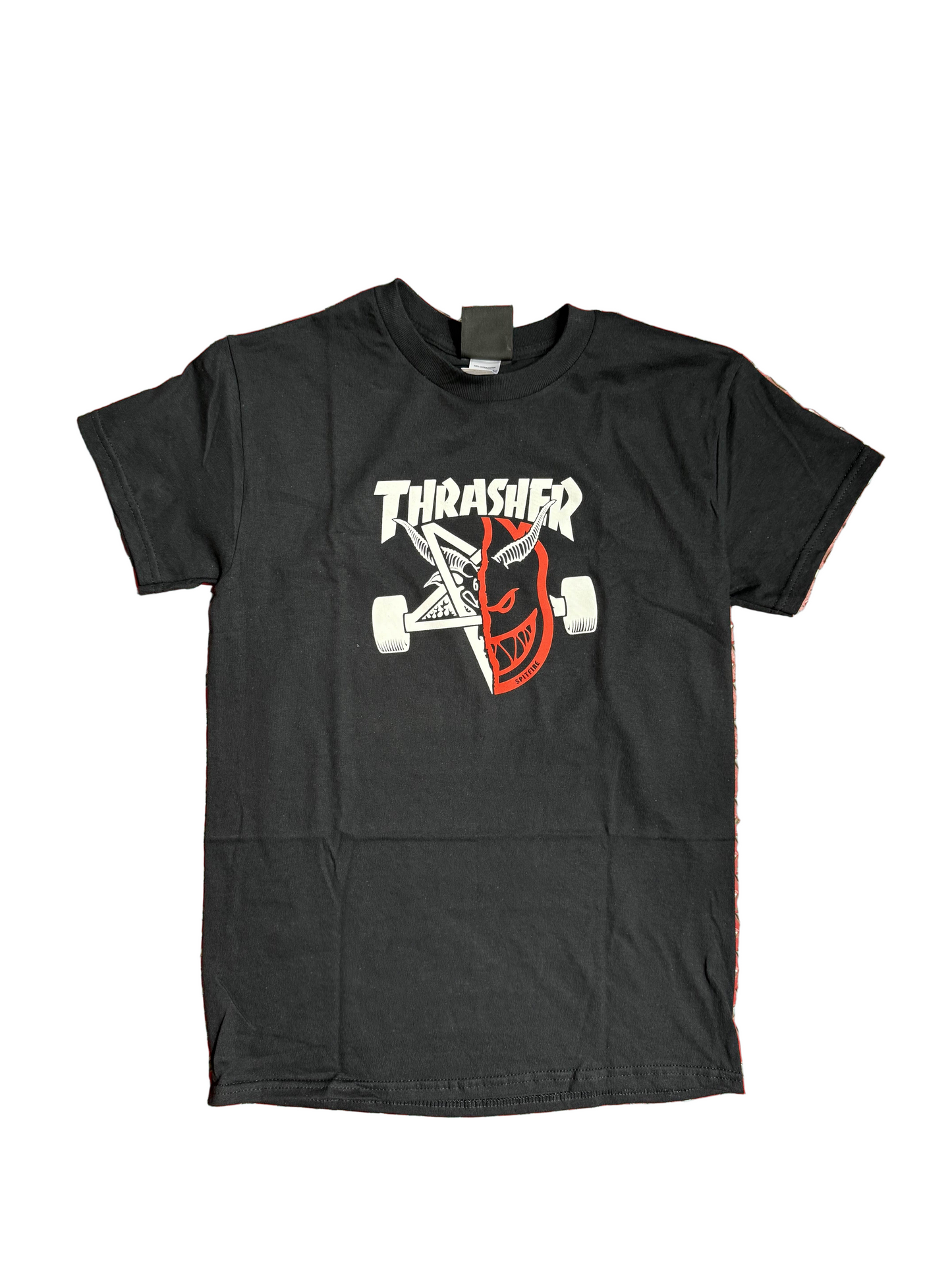 Thrasher x Spitfire 'Thrash & Burn' Tee - Black