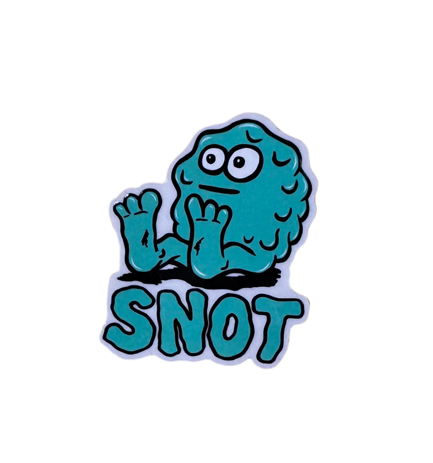 Snot Wheels Co. 'Little Guy' Sticker - Tiffany Blue