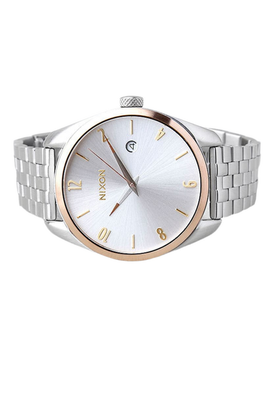 Nixon 'Bullet' Watch - Silver / Gold / Rose Gold