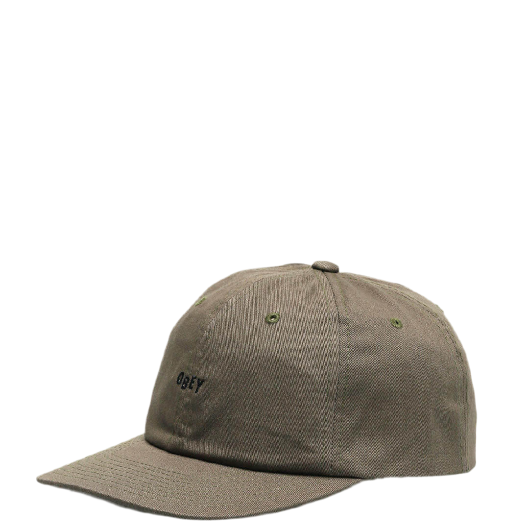 Obey 'Jumbled' 6-Panel Snapback Cap - Green Army