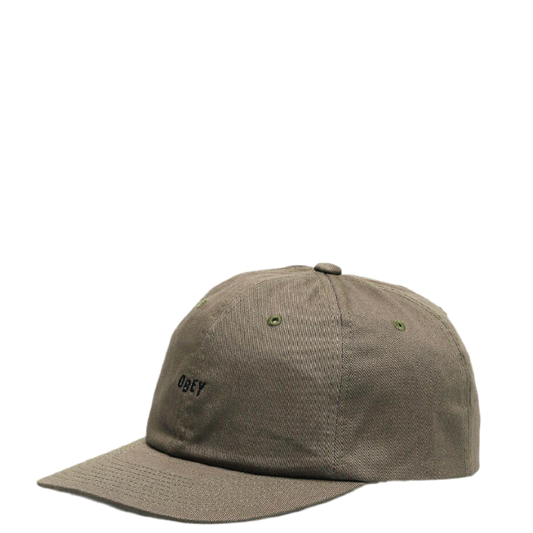 Obey 'Jumbled' 6-Panel Snapback Cap - Green Army