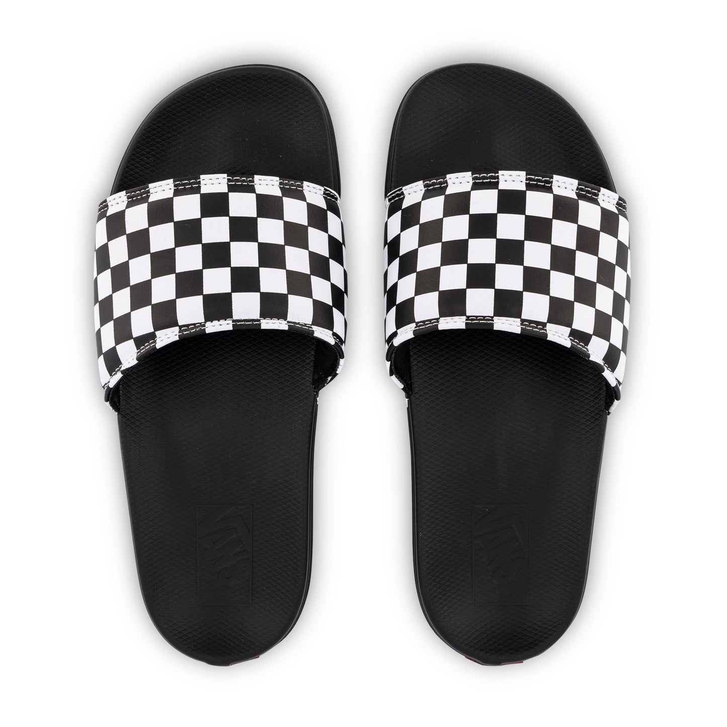 Vans 'La Costa' Slide - Black/White Checkerboard