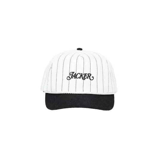 Jacker 'Classic Stripe' Snapback Cap - Black/White