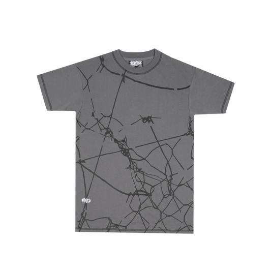 Frosted Skateboards 'Wire' Tee - Charcoal