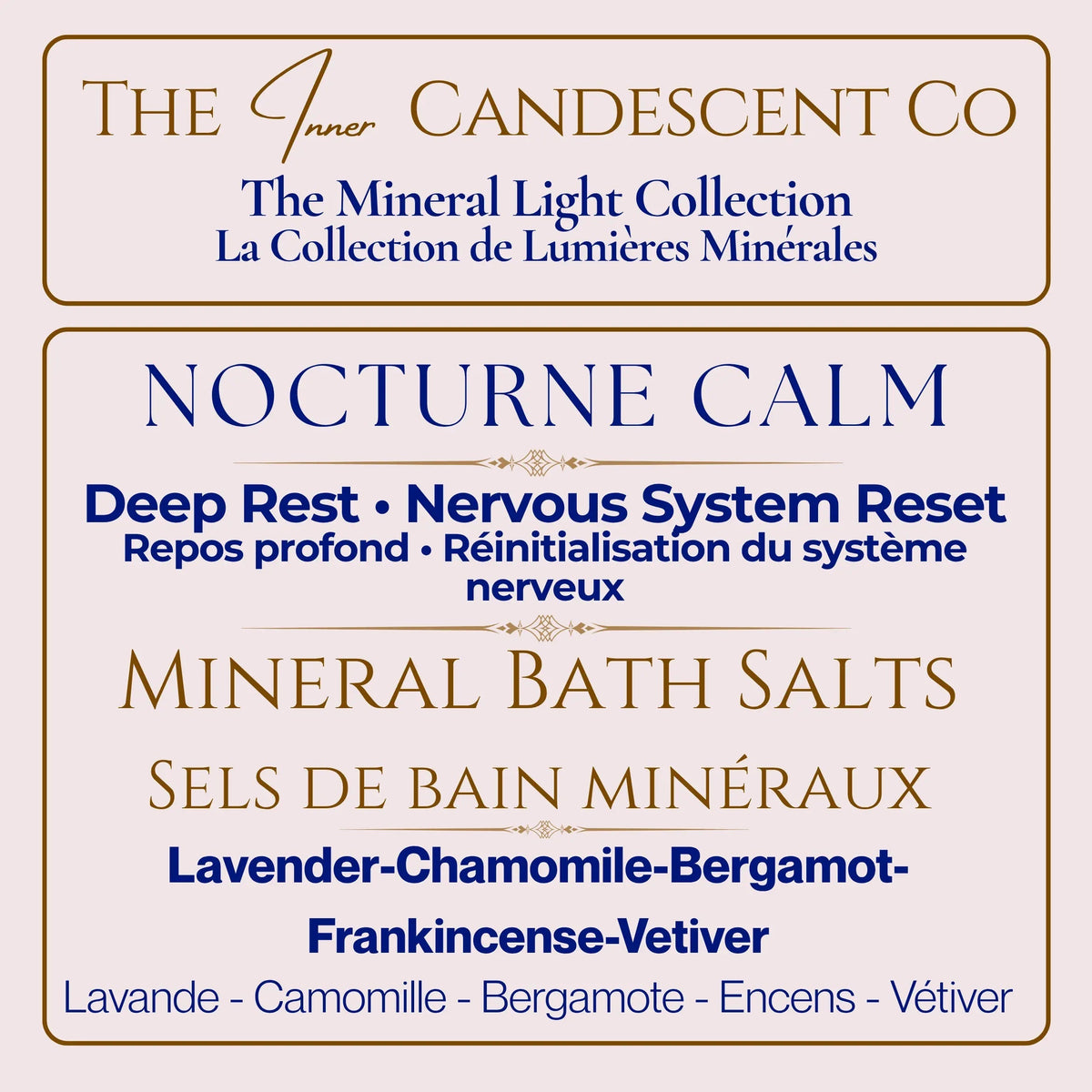 Coffret Mineral Light – Sels de bain minéraux de luxe