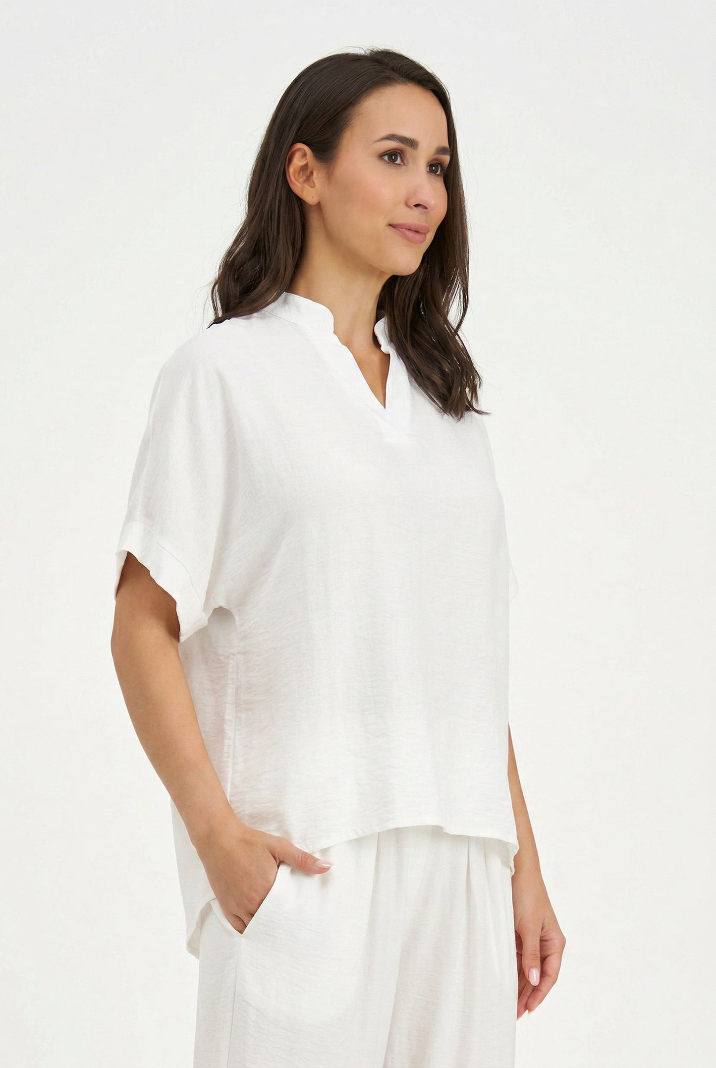Women's Woven Tunic Top