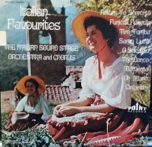 Various ‎/ Italian Favorites (The Italian Sound Stage Orchestra & Chorus) -LP (used)