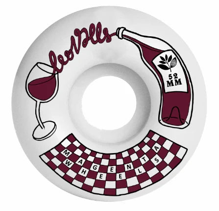 Magenta 'Valls' 101A Wheels 52MM - White