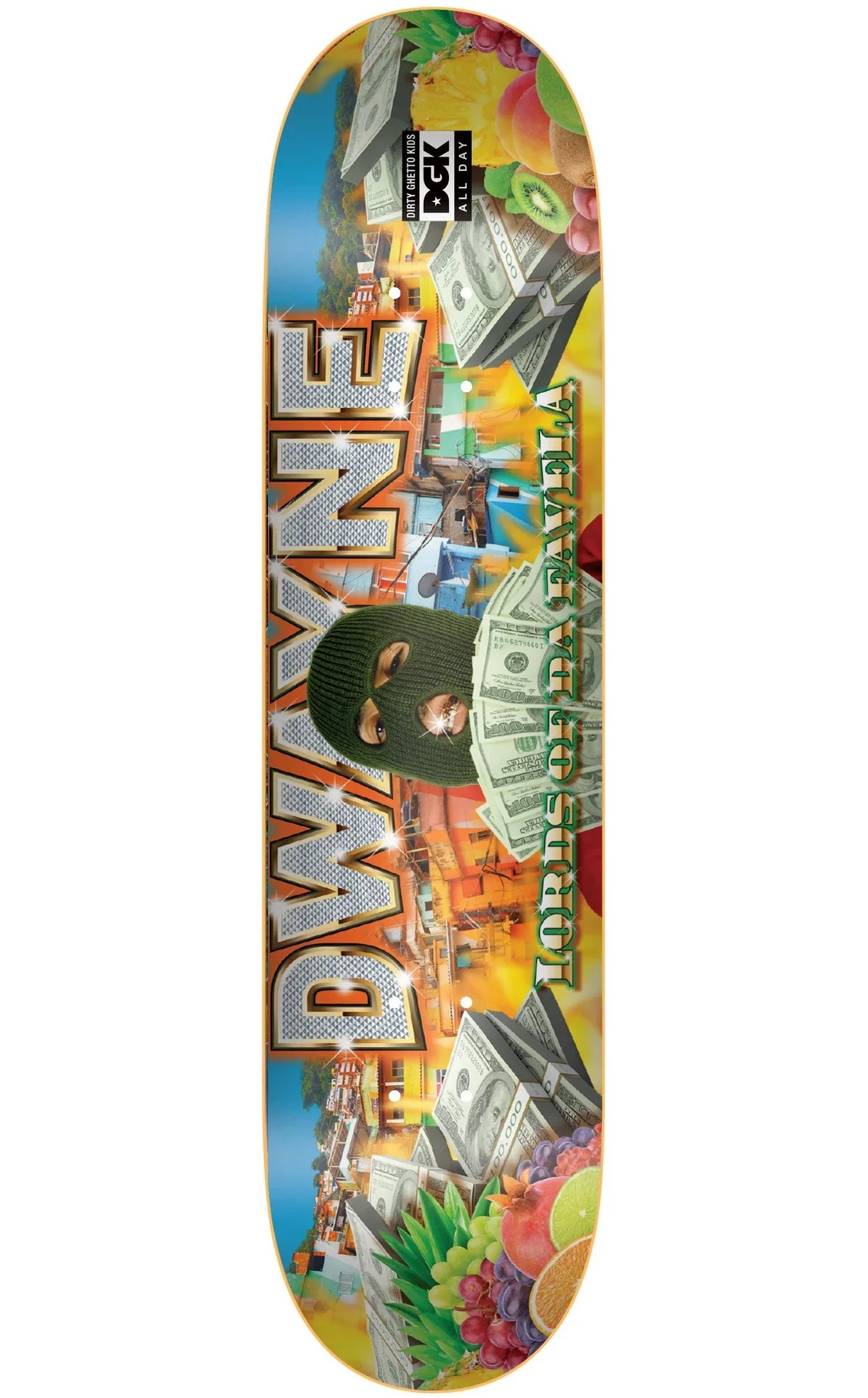 DGK x Dwayne Fagundes 'Ghetto Fab' Deck - Multi