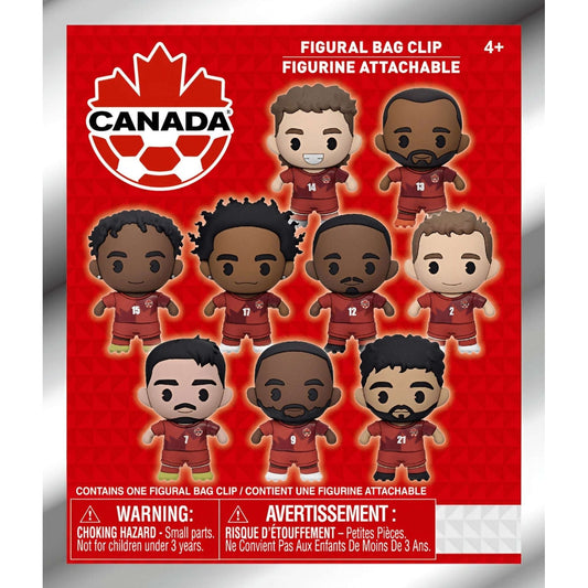 2026 World Cup Team Canada Mystery 3D Foam Bag Clip