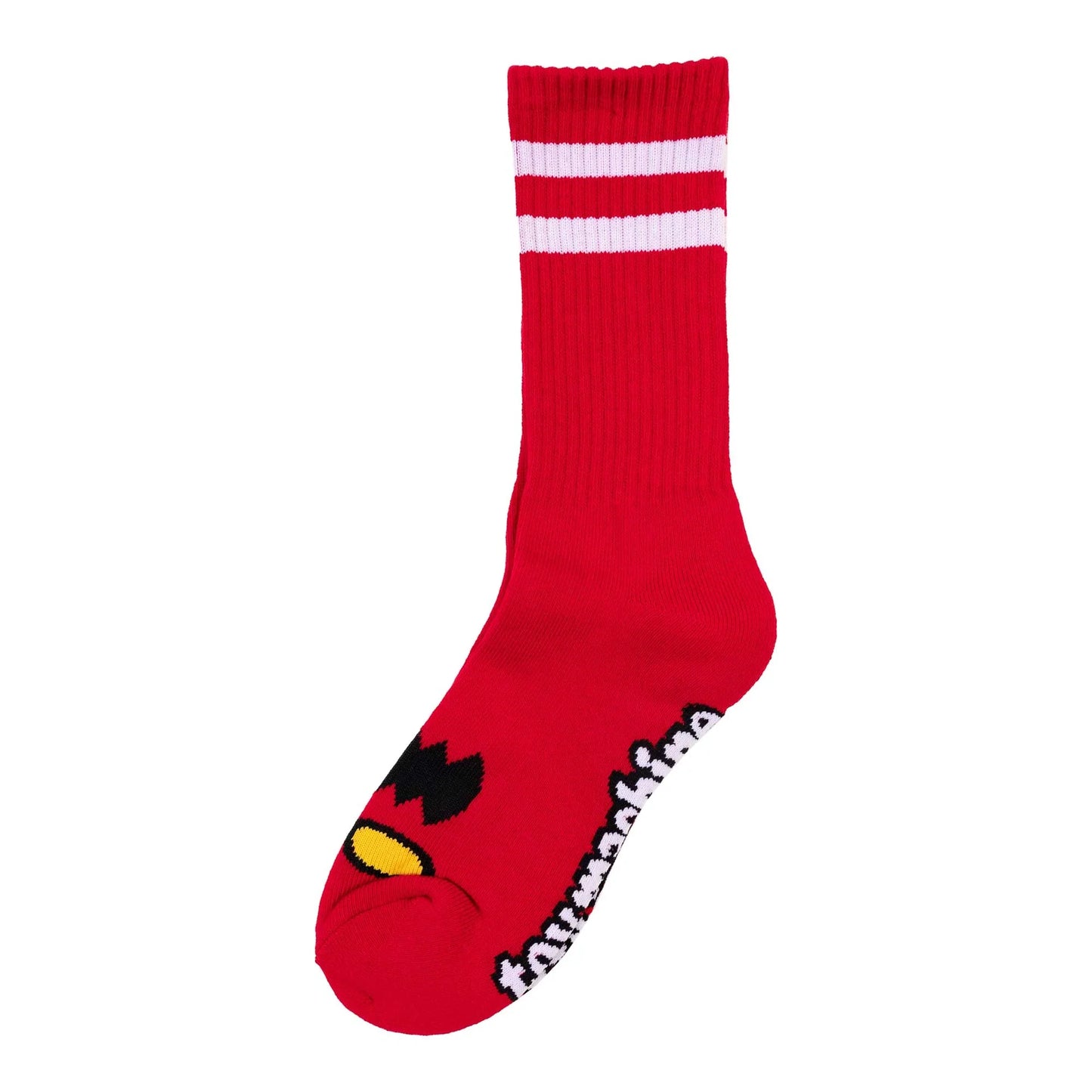 Toy Machine 'Monster Face' Crew Socks - Red