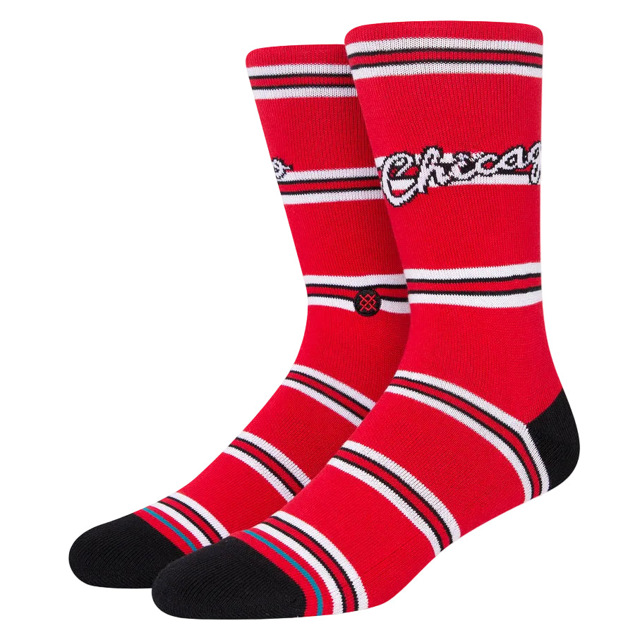 Stance x NBA 'Chicago Bulls Classics' Crew Socks - Red/White