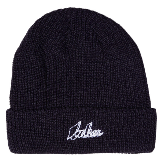 Baker 'Cursive' Beanie - Navy