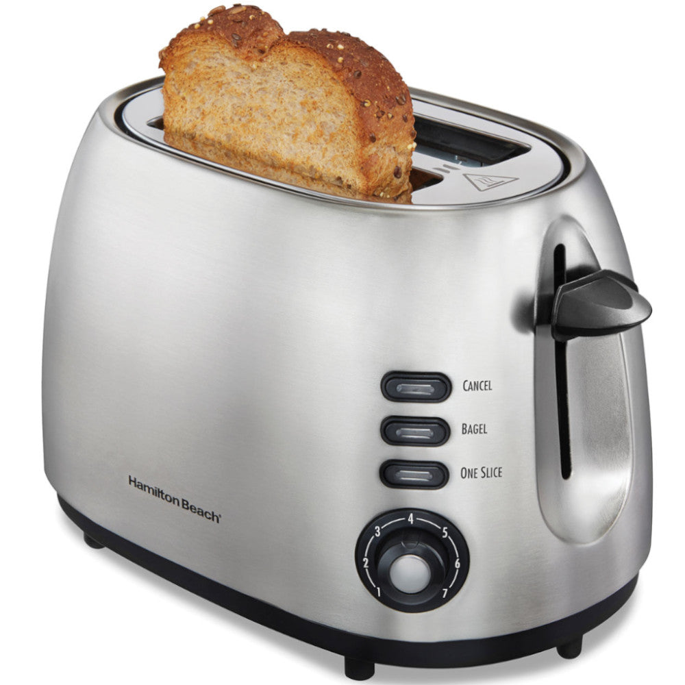 HAMILTON BEACH 22220 2 Slice Toaster with Sure-Toast™ Technology Stainless Steel
