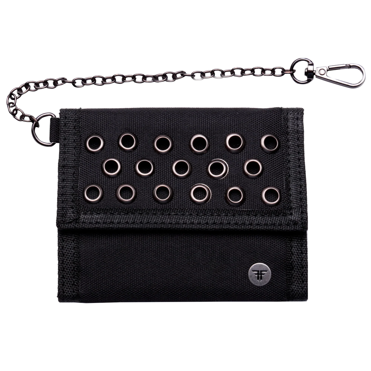 Fallen Chain Wallet - Black/Silver