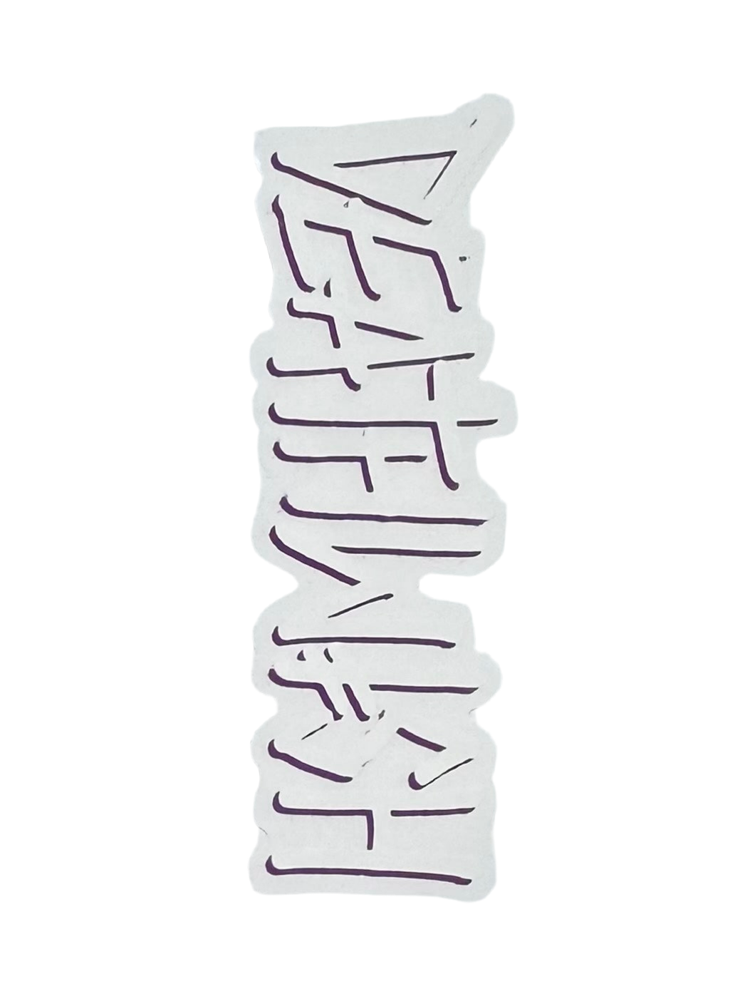 Deathwish 'OG Deathspray' Sticker - Purple