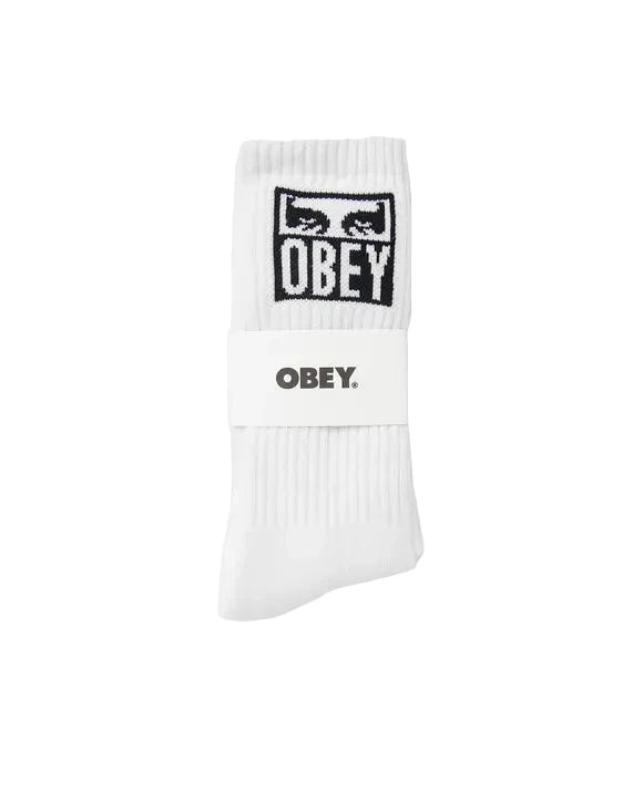 Obey 'Eyes Icon' Socks - White