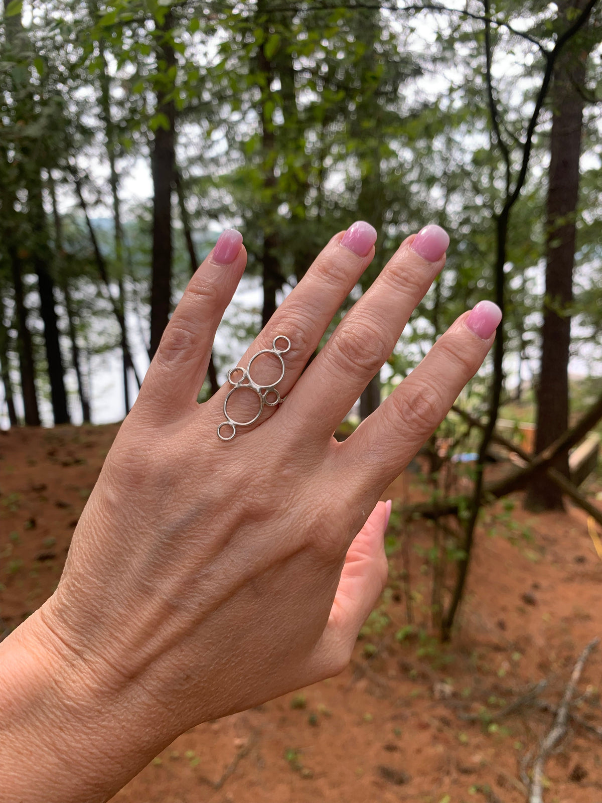 Circa — Open Circle Ring in Sterling Silver or 18K Gold