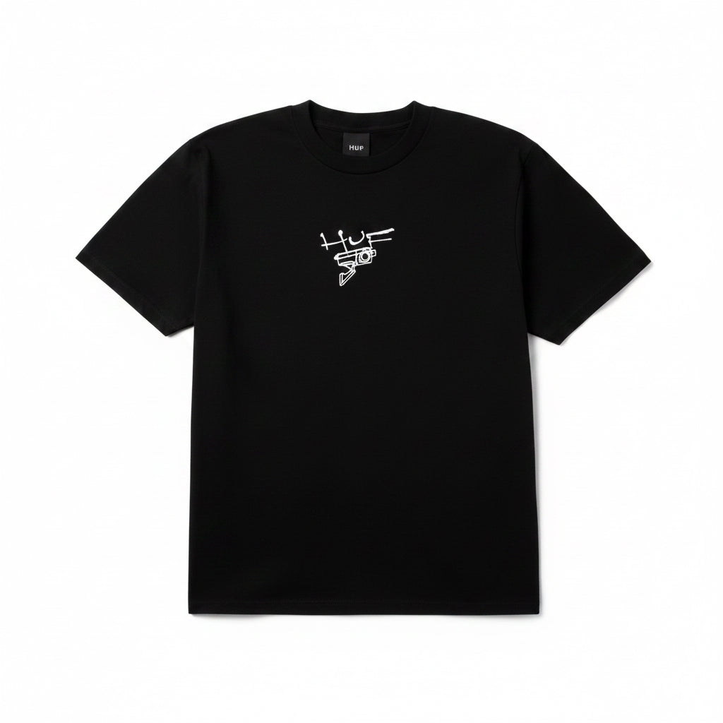 HUF 'Interzone' Tee - Black