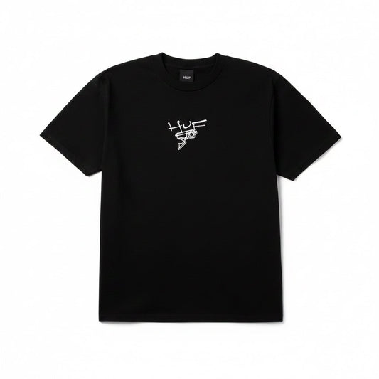 HUF 'Interzone' Tee - Black