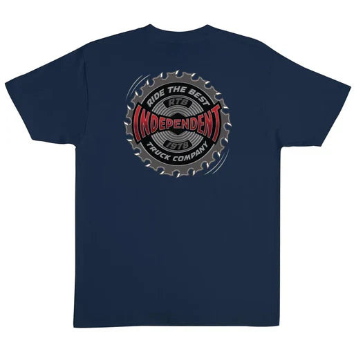 Independent 'Buzzsaw' Tee - Navy