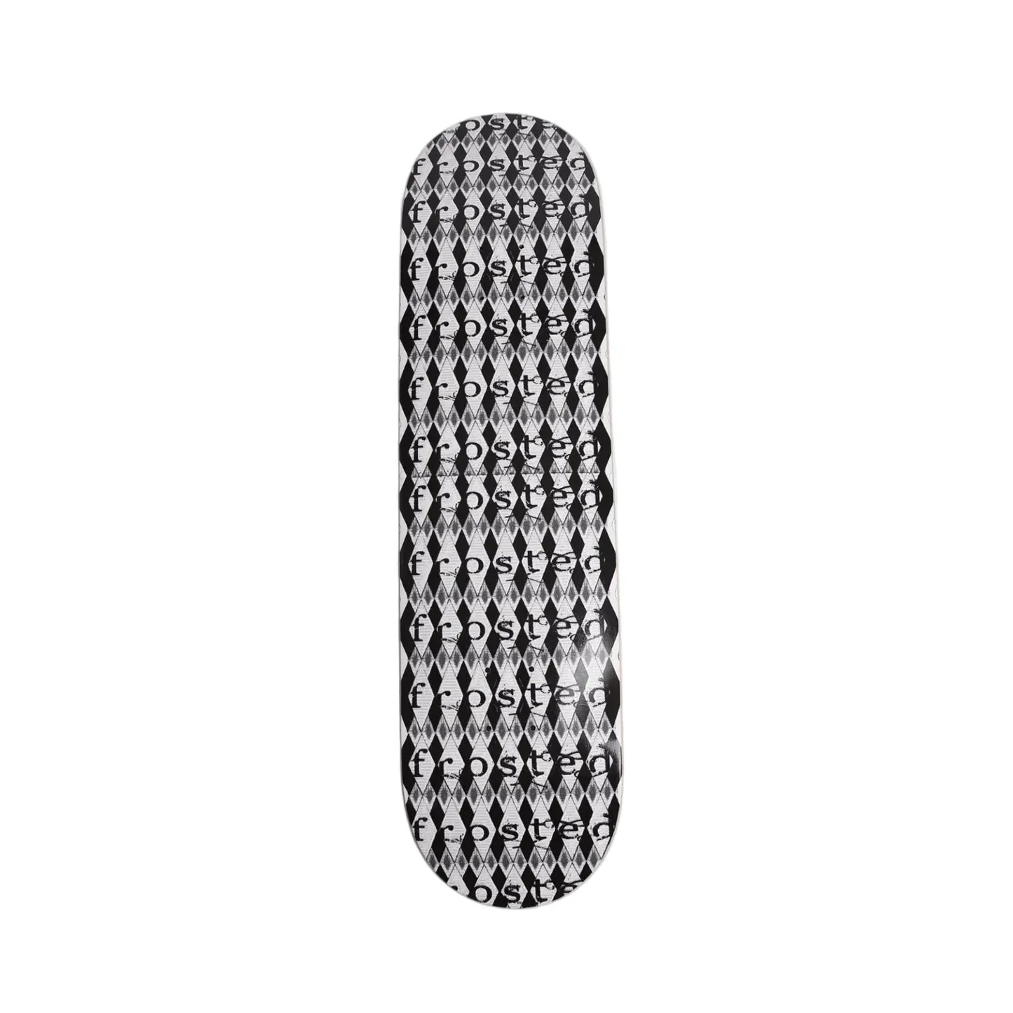 Frosted Skateboards 'Diamond Graphic' Skateboard Deck - Grey/Black