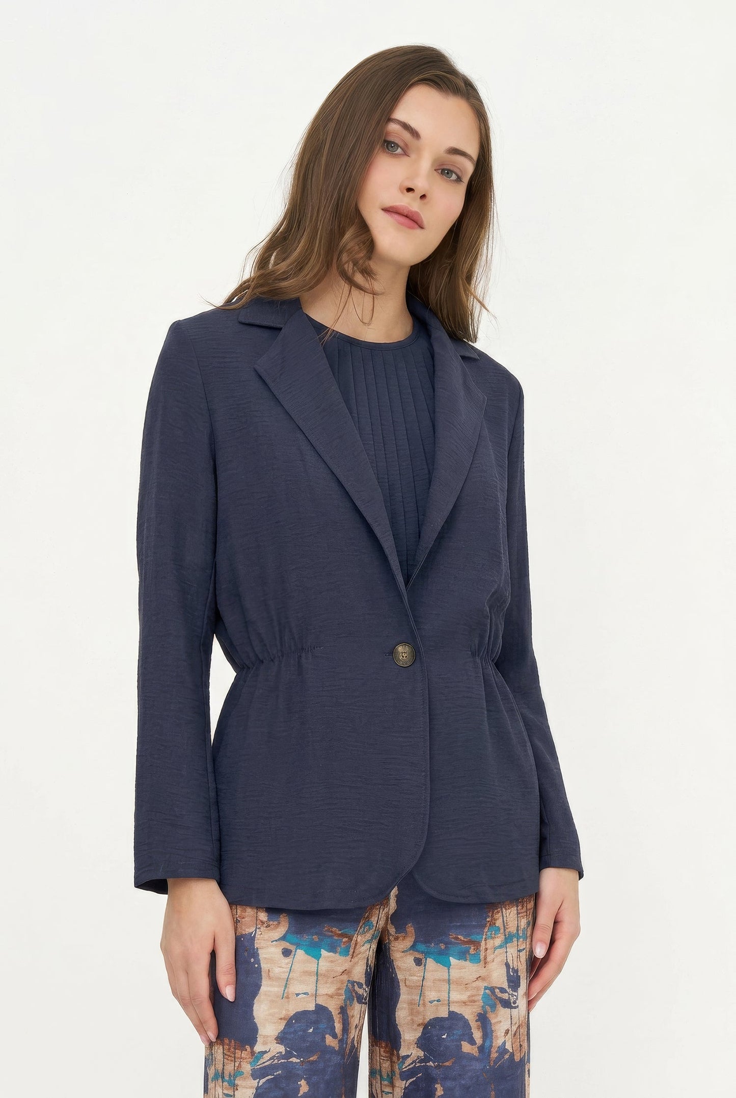 Women's Woven Blazer