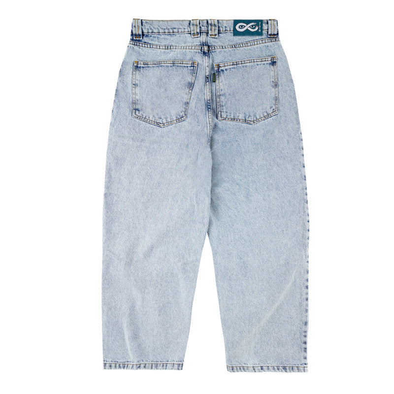 Magenta 'OG' Baggy Jeans - Washed