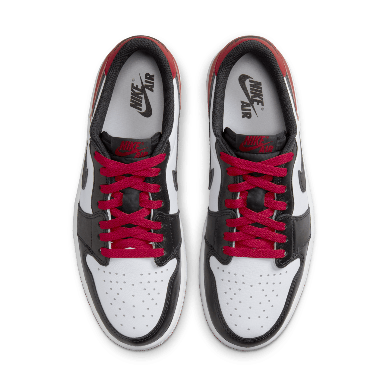 Nike 'Air Jordan 1 Low' Shoes - Black Toe