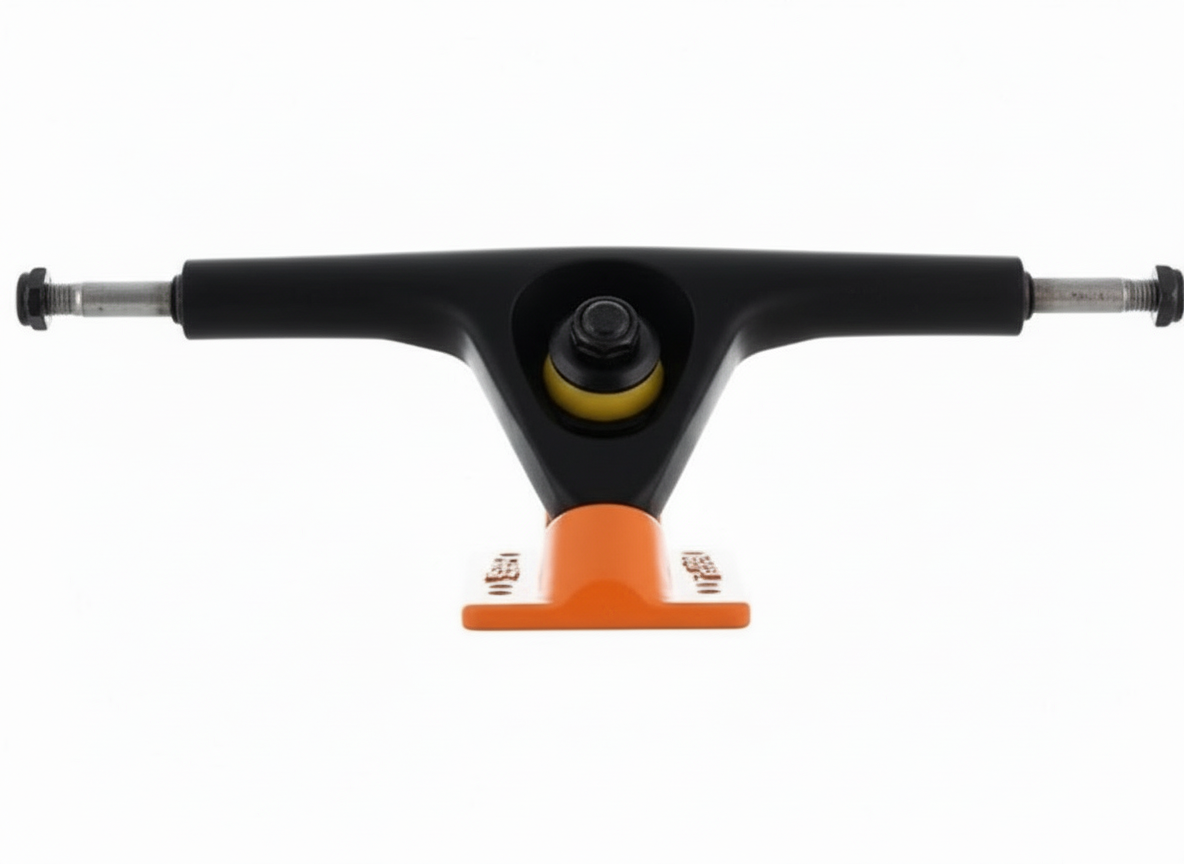 Z-Flex Longboard Trucks - Black/Orange
