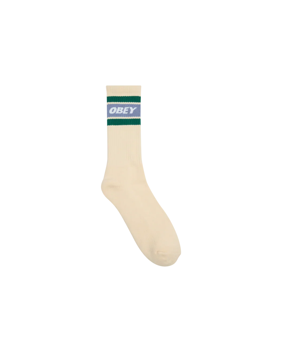 Obey 'Cooper II' Socks - Unbleached/Ashleigh Blue