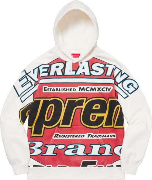 Supreme 'Everlasting' Hoodie - White