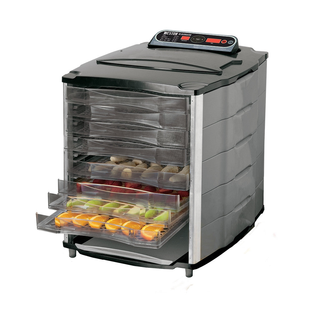 WESTON 28-1001-W 10 Tray Digital Dehydrator- Blemished Package with Full Warranty