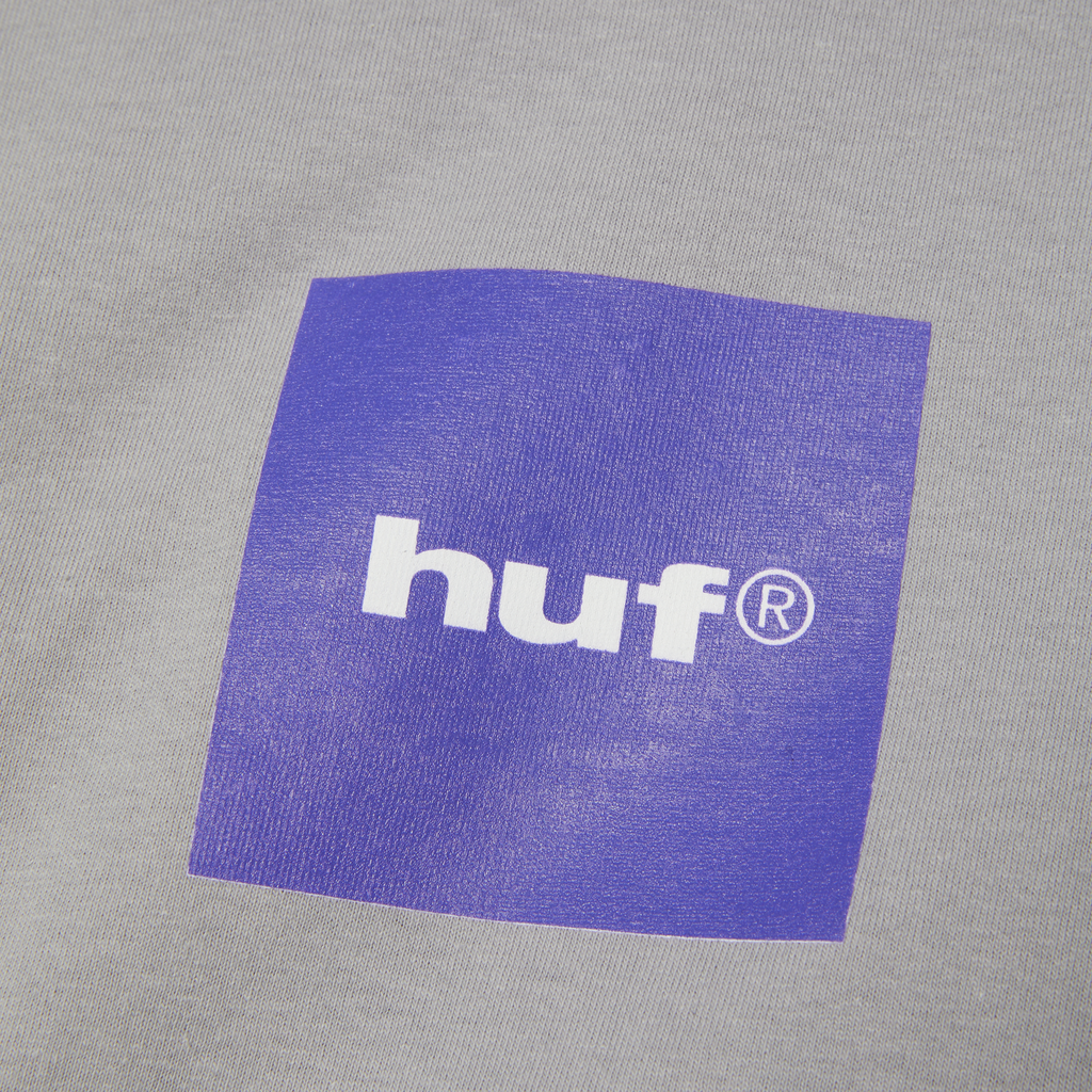 HUF '89 Box Logo' Tee - Lilac Chalk/Purple