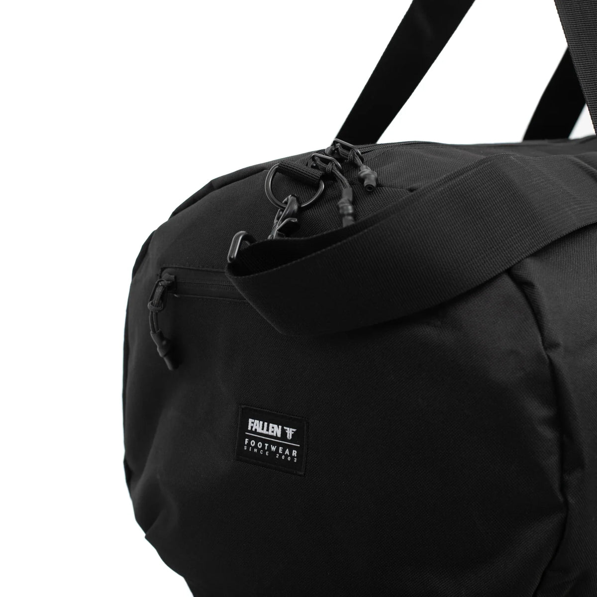 Fallen 'Utility' Small Duffle Bag - Black/White