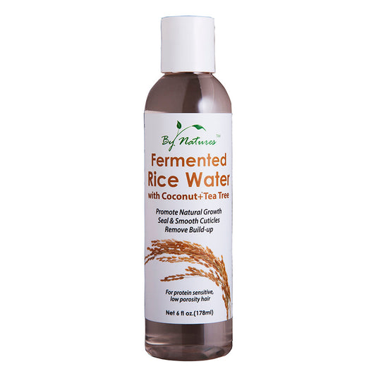 BY NATURES FERMENTED RICE WATER W/ COCONUT+TEA TREE 6 OZ