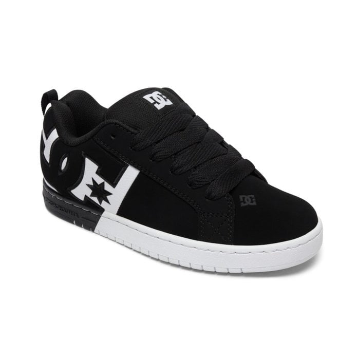 DC Shoes 'Court Graffik SQ' Shoes - Black/White/Black