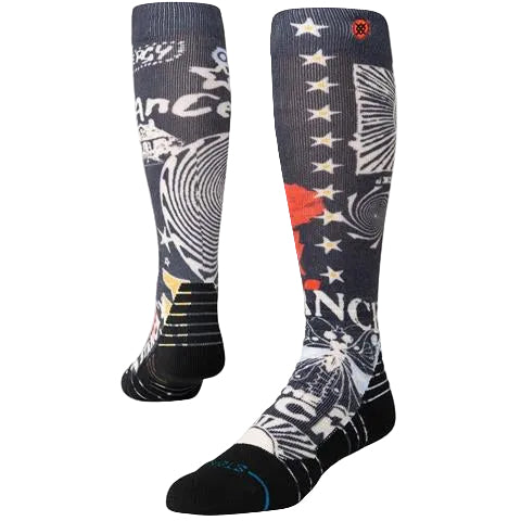 Stance 'Brand Love' Mid Poly Snow Crew Socks - Black