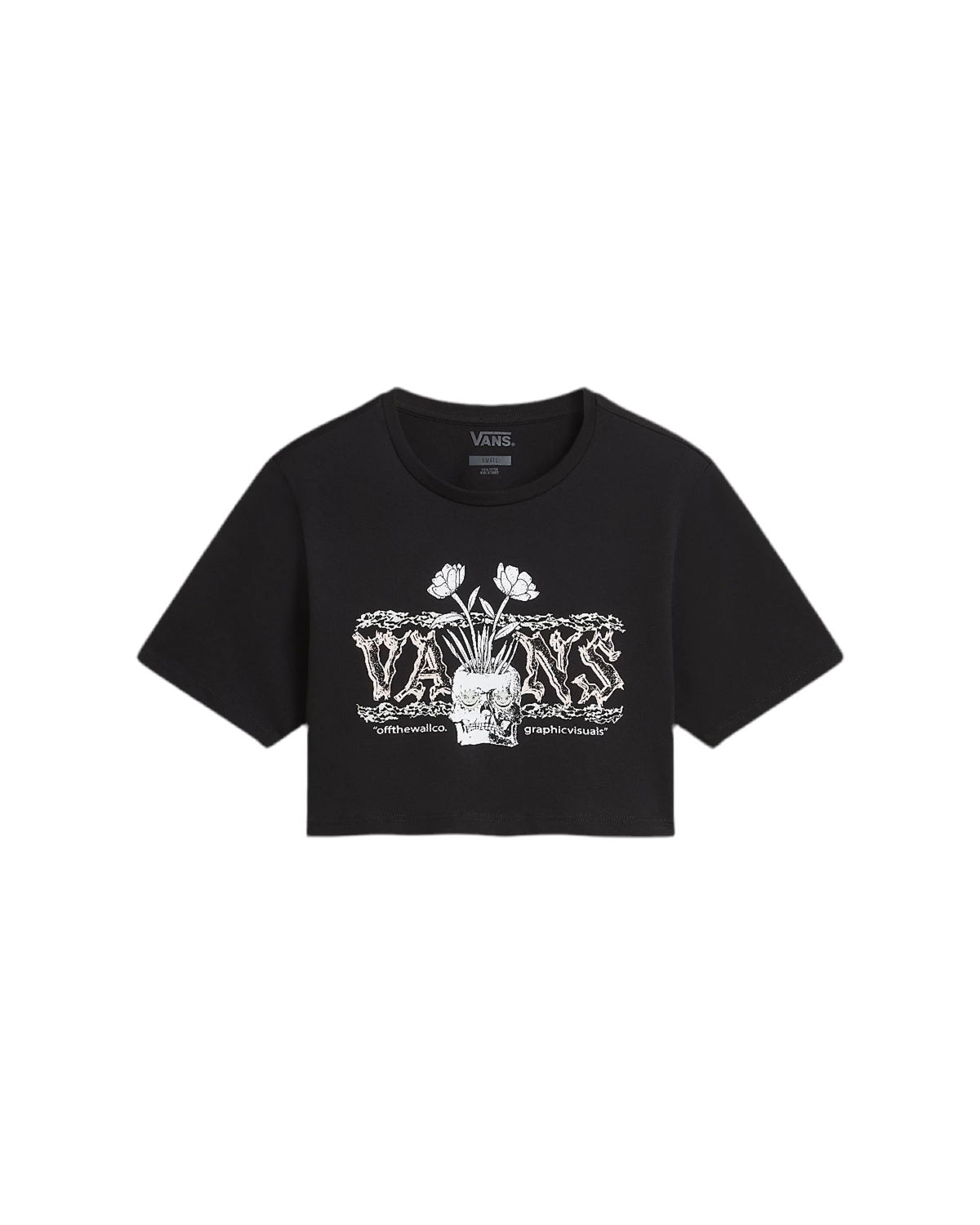 Vans 'Growing Ideas' Cropped Tee - Black