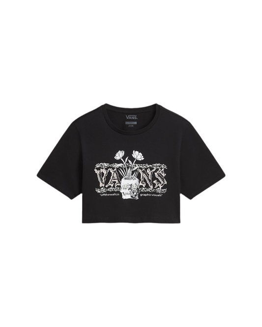 Vans 'Growing Ideas' Cropped Tee - Black