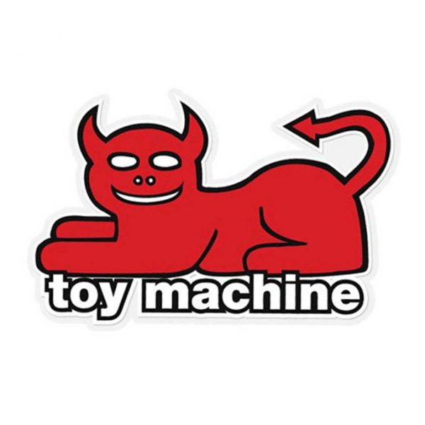 Toy Machine 'Devil Cat' Sticker - Red