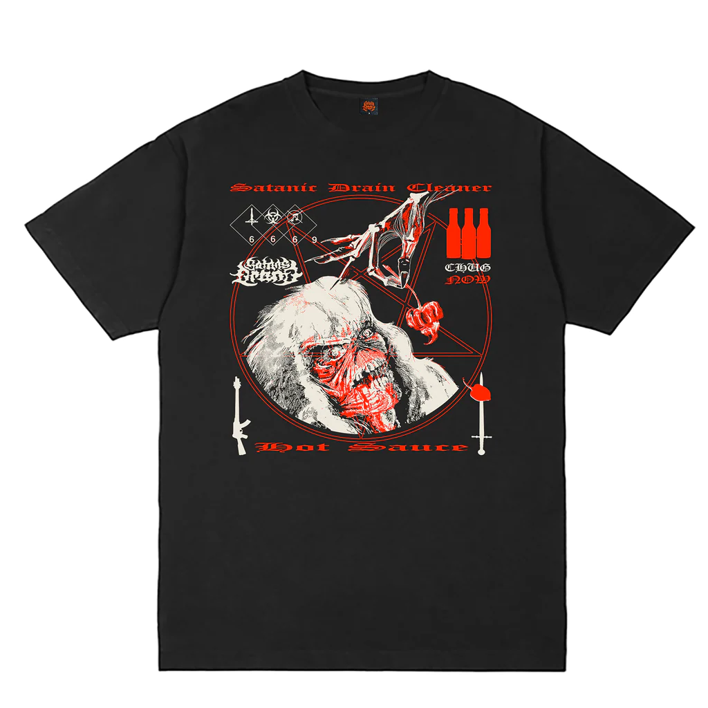 Satan’s Drano 'Tweaker Eddie' Tee - Black