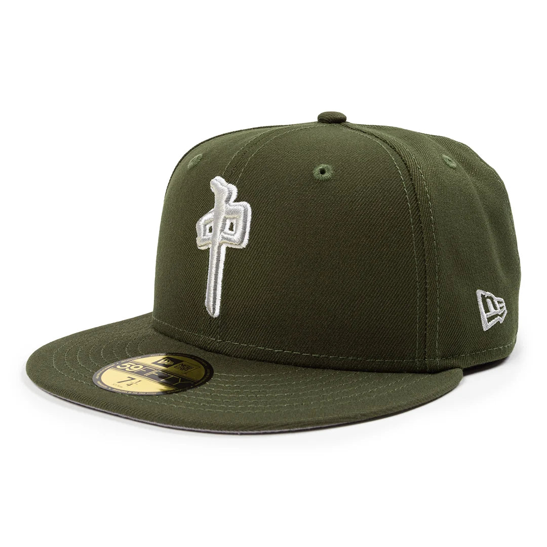 Red Dragon x New Era 'Dynasty' Fitted Cap - Olive/Grey