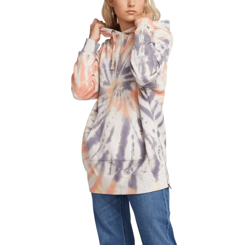 Volcom 'Zipn N Tripn' Hoodie - Tie-Dye Multi (Women’s)